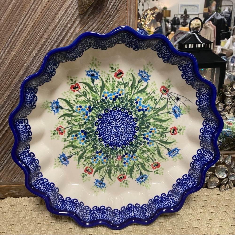 Polish Pottery Quiche Baker